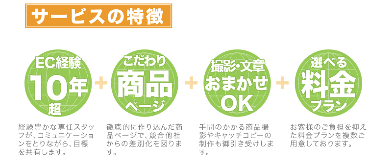 サービスの特徴